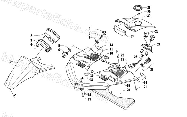 CONSOLE ASSEMBLY diagram