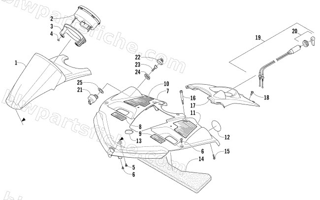 CONSOLE ASSEMBLY diagram