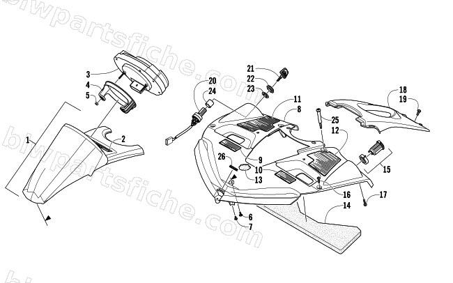 CONSOLE ASSEMBLY diagram