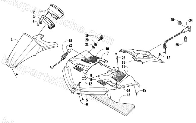 CONSOLE ASSEMBLY diagram
