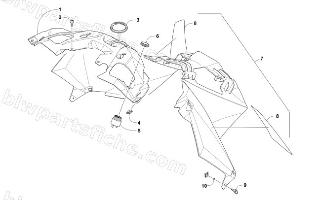 CONSOLE ASSEMBLY diagram