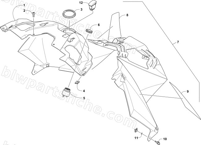 CONSOLE ASSEMBLY diagram