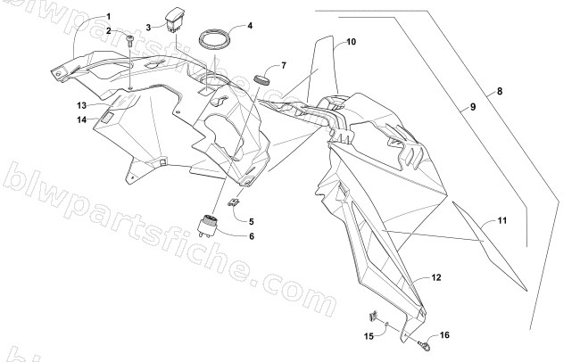 CONSOLE ASSEMBLY diagram
