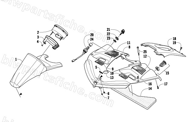 CONSOLE ASSEMBLY diagram