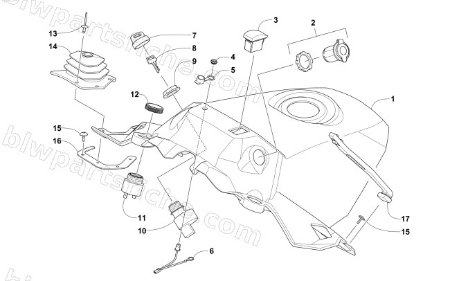 CONSOLE ASSEMBLY diagram
