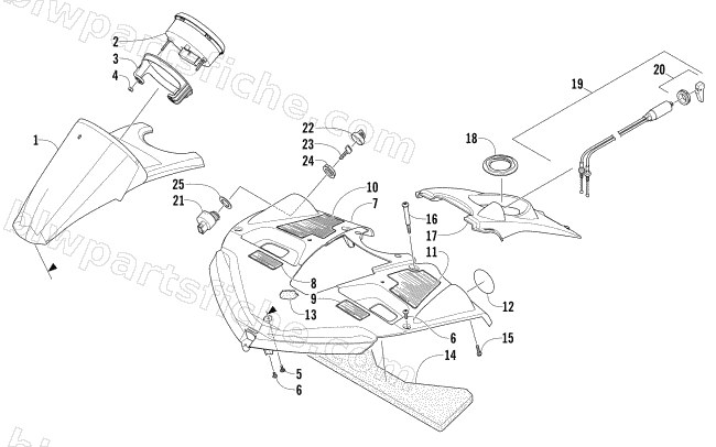 CONSOLE ASSEMBLY diagram