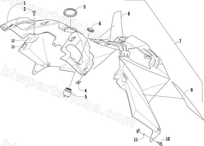 CONSOLE ASSEMBLY diagram