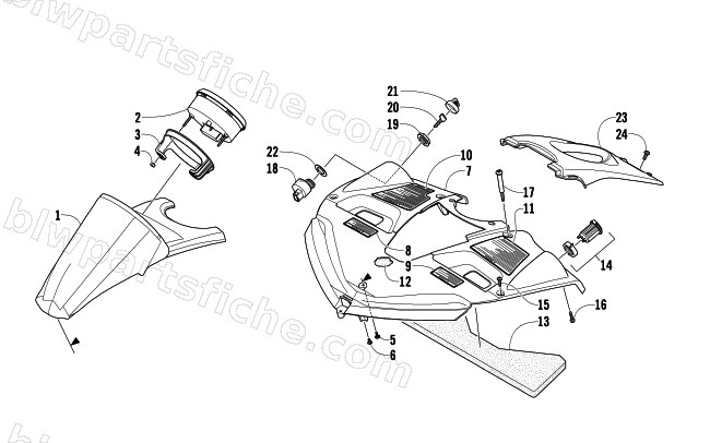 CONSOLE ASSEMBLY diagram