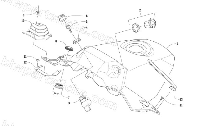 CONSOLE ASSEMBLY[102921] diagram