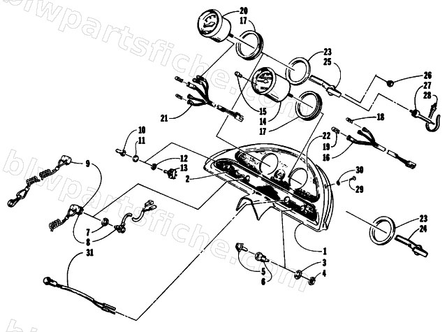 CONSOLE EXTENSION, SWITCHES, AND INSTRUMENTS diagram