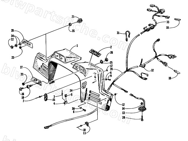 CONSOLE, SWITCHES, AND WIRING ASSEMBLIES diagram