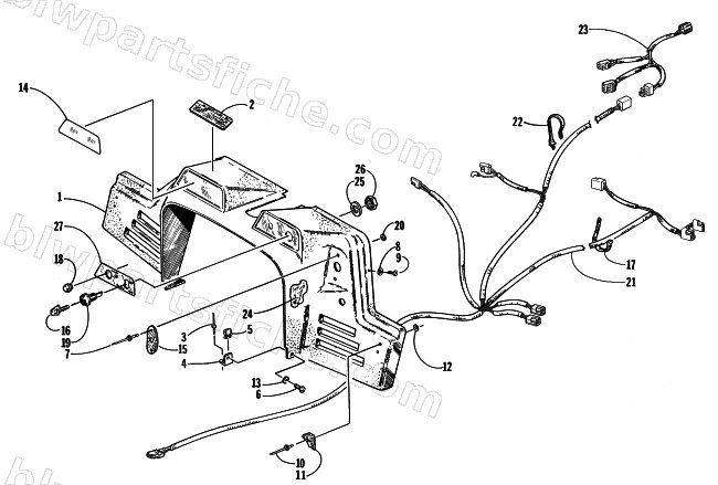 CONSOLE, SWITCHES, AND WIRING ASSEMBLIES diagram