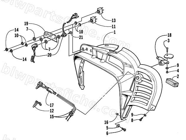 CONSOLE, SWITCHES, AND WIRING ASSEMBLIES diagram
