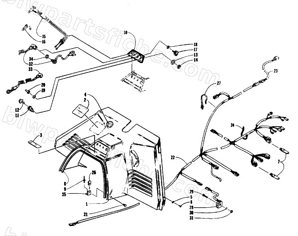 CONSOLE, SWITCHES, AND WIRING ASSEMBLIES diagram