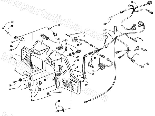 CONSOLE, SWITCHES, AND WIRING ASSEMBLIES diagram