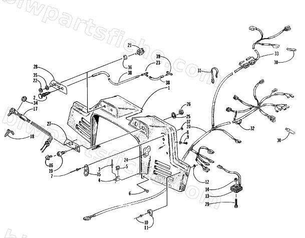 CONSOLE, SWITCHES, AND WIRING ASSEMBLIES diagram