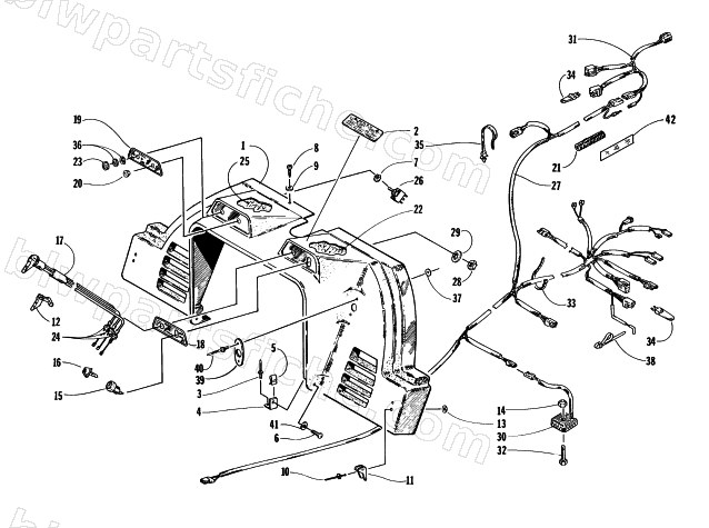 CONSOLE, SWITCHES, AND WIRING ASSEMBLIES diagram