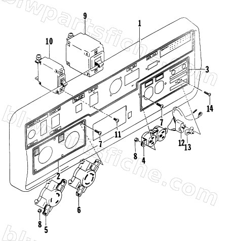 CONTROL PANEL ASSEMBLY diagram