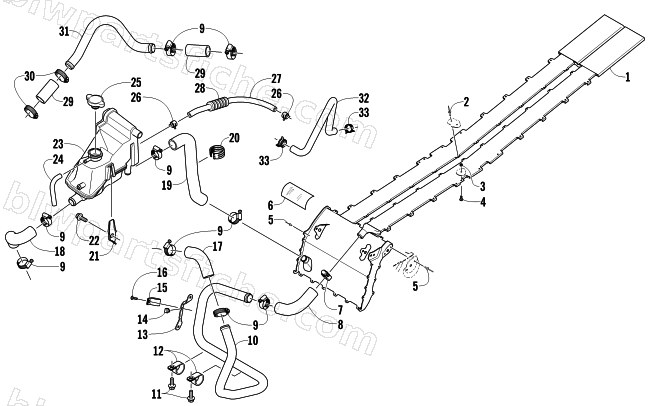 COOLING ASSEMBLY diagram