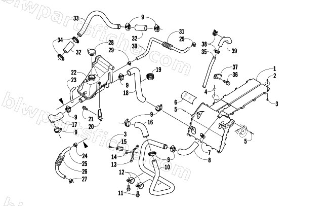 COOLING ASSEMBLY diagram