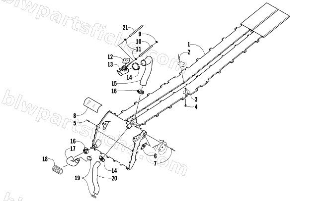 COOLING ASSEMBLY diagram