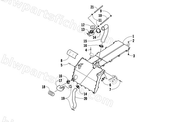 COOLING ASSEMBLY diagram