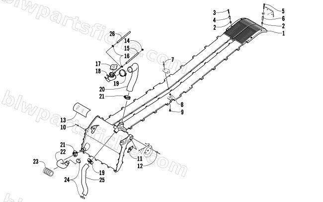 COOLING ASSEMBLY diagram