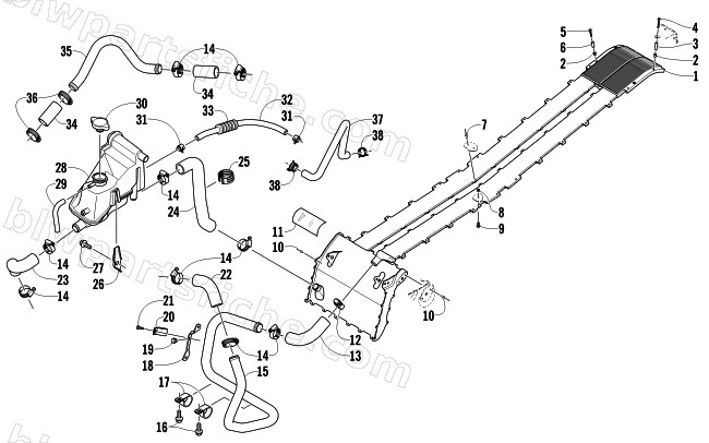 COOLING ASSEMBLY diagram