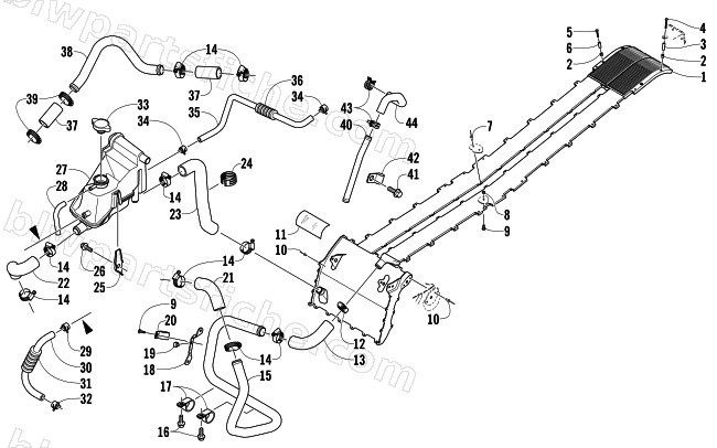 COOLING ASSEMBLY diagram