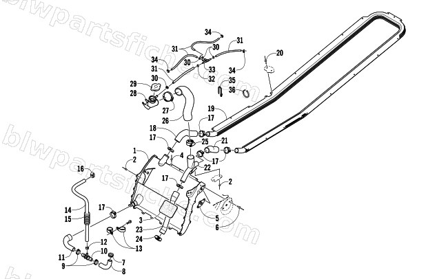 COOLING ASSEMBLY diagram