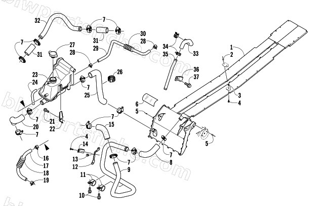 COOLING ASSEMBLY diagram