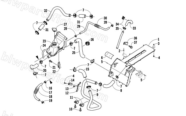 COOLING ASSEMBLY diagram