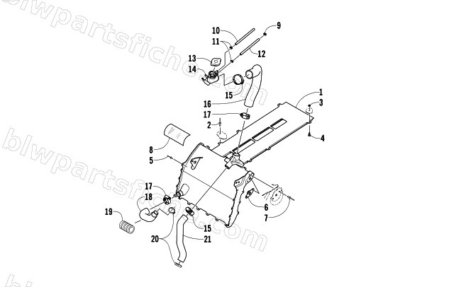 COOLING ASSEMBLY diagram