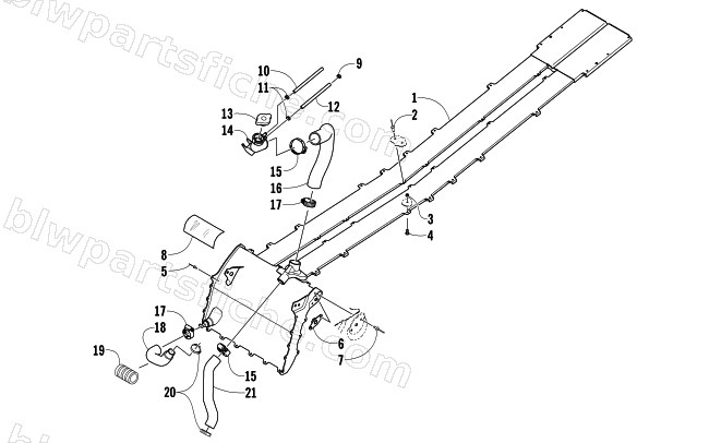 COOLING ASSEMBLY diagram