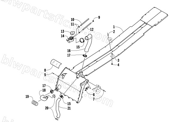COOLING ASSEMBLY diagram
