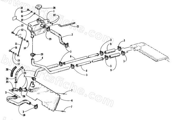COOLING ASSEMBLY diagram