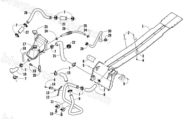 COOLING ASSEMBLY diagram