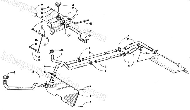 COOLING ASSEMBLY diagram