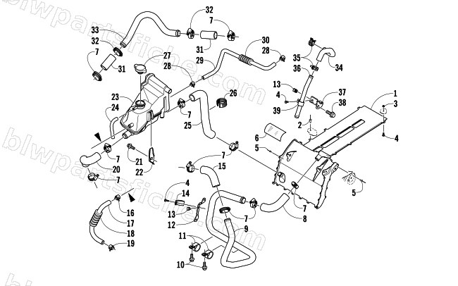 COOLING ASSEMBLY diagram