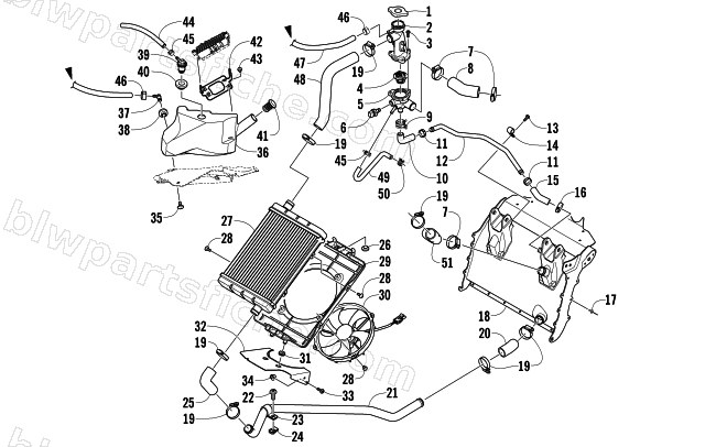 COOLING ASSEMBLY diagram