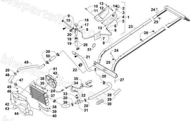 COOLING ASSEMBLY diagram