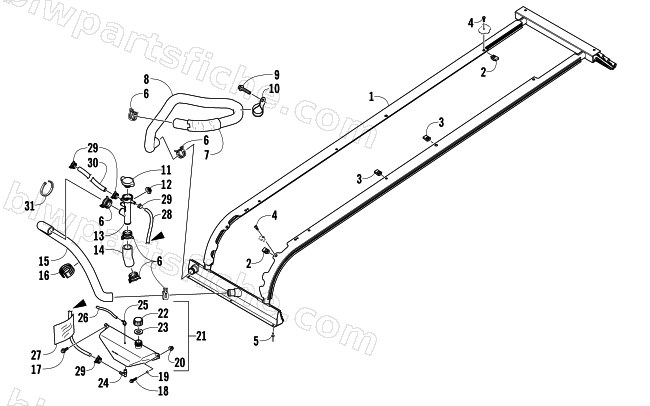 COOLING ASSEMBLY diagram
