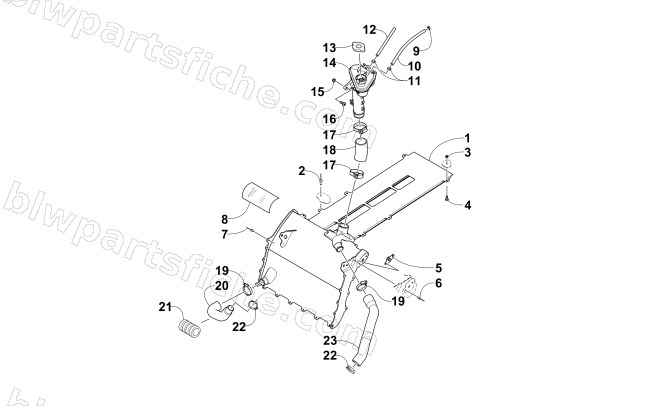COOLING ASSEMBLY diagram