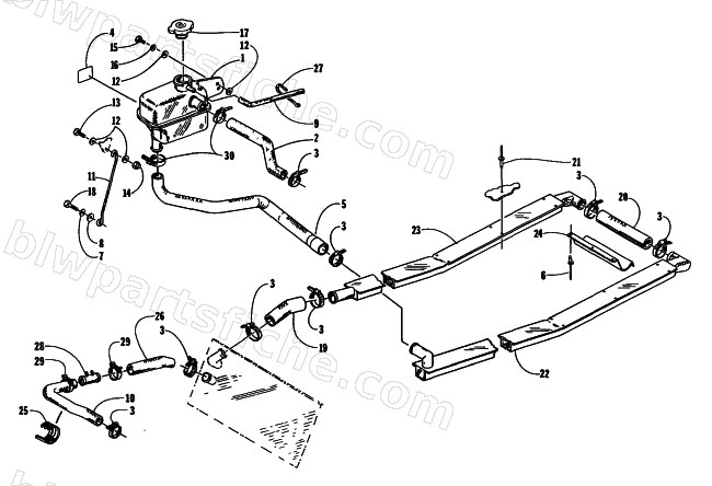 COOLING ASSEMBLY diagram