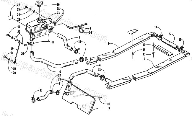 COOLING ASSEMBLY diagram