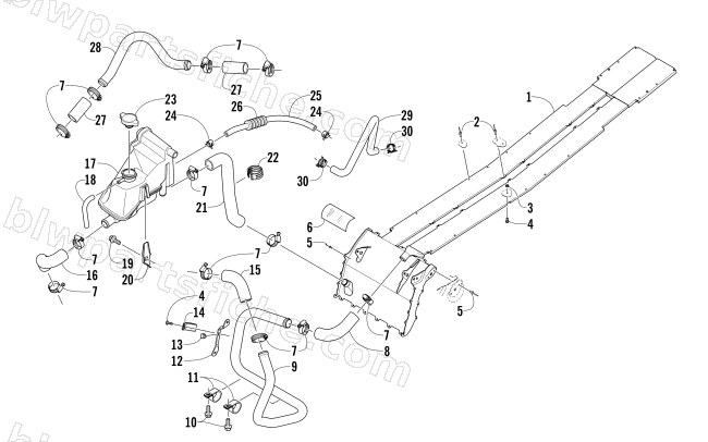 COOLING ASSEMBLY diagram