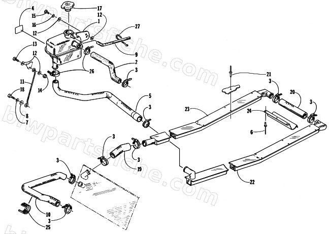 COOLING ASSEMBLY diagram