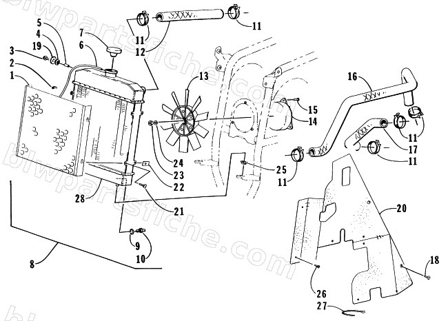 COOLING ASSEMBLY diagram