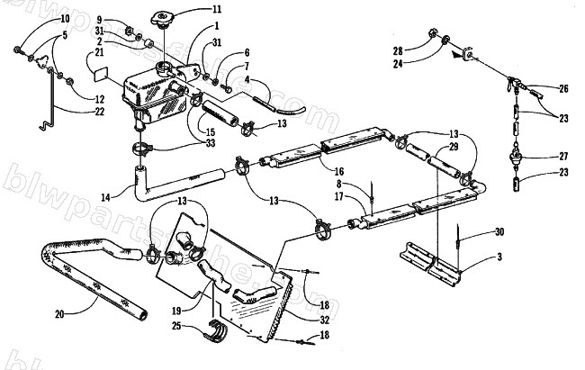 COOLING ASSEMBLY diagram