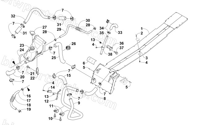 COOLING ASSEMBLY diagram